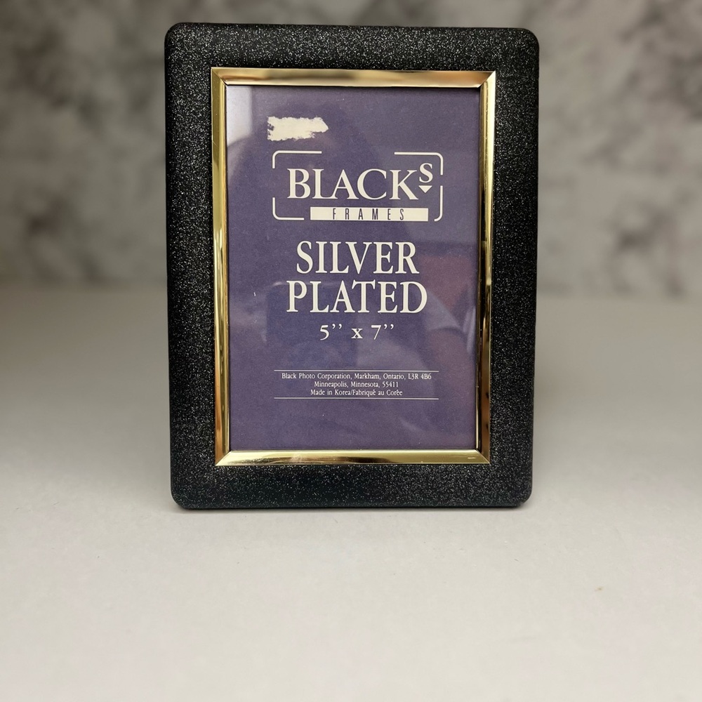 Vintage Black's Frames Silver Plated Picture Frame/Table Decor